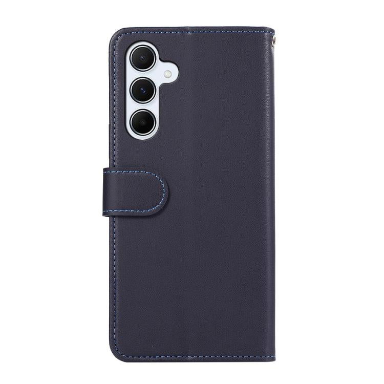 For Samsung Galaxy S25 FE 5G ABEEL Delicate Texture Splicing RFID Leather Phone Case