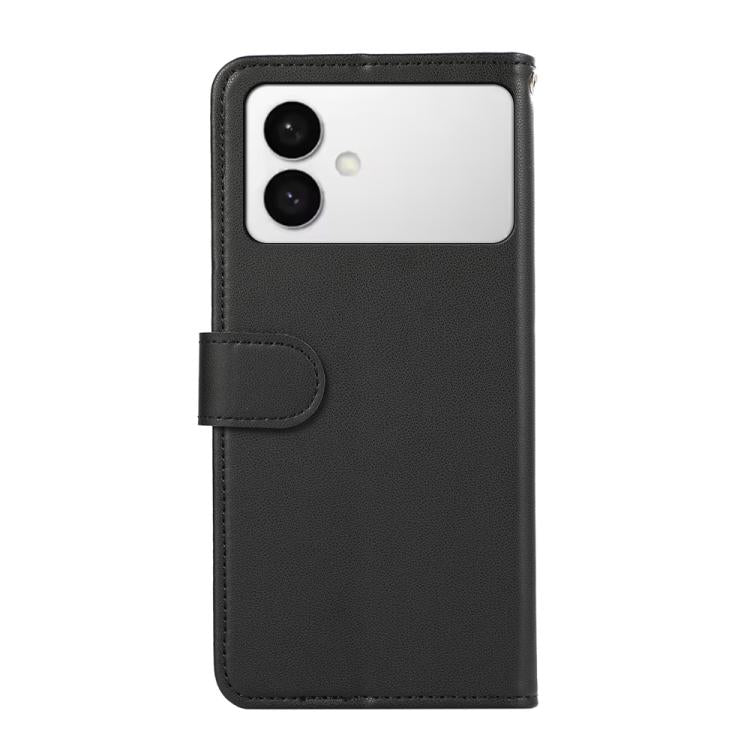 For Samsung Galaxy S26 Edge 5G ABEEL Delicate Texture Splicing RFID Leather Phone Case