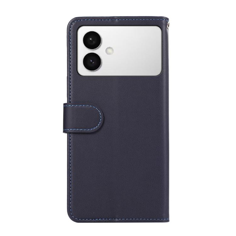 For Samsung Galaxy S26 Edge 5G ABEEL Delicate Texture Splicing RFID Leather Phone Case
