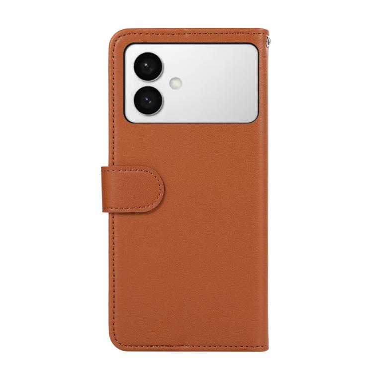 For Samsung Galaxy S26 Edge 5G ABEEL Delicate Texture Splicing RFID Leather Phone Case