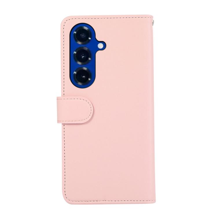For Samsung Galaxy S26 5G ABEEL Delicate Texture Splicing RFID Leather Phone Case