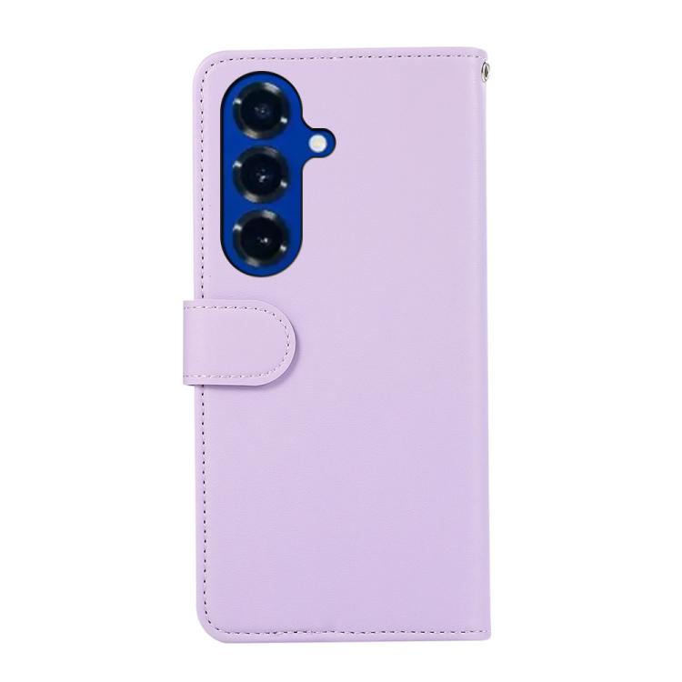 For Samsung Galaxy S26 5G ABEEL Delicate Texture Splicing RFID Leather Phone Case