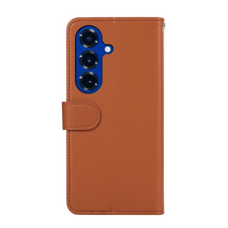 For Samsung Galaxy S26 5G ABEEL Delicate Texture Splicing RFID Leather Phone Case