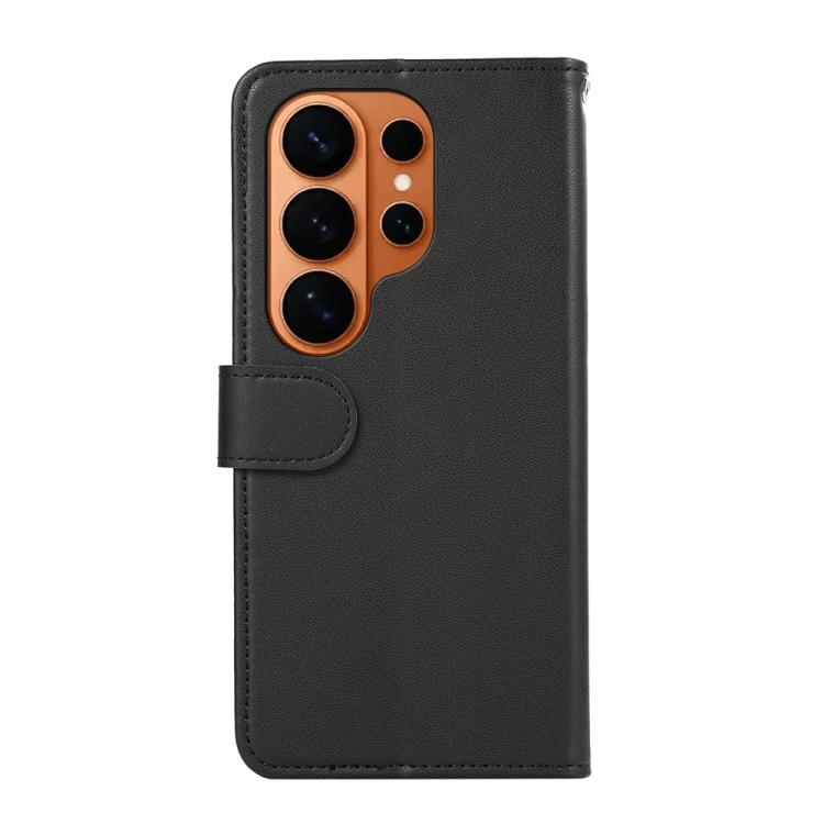 For Samsung Galaxy S26 Ultra 5G ABEEL Delicate Texture Splicing RFID Leather Phone Case