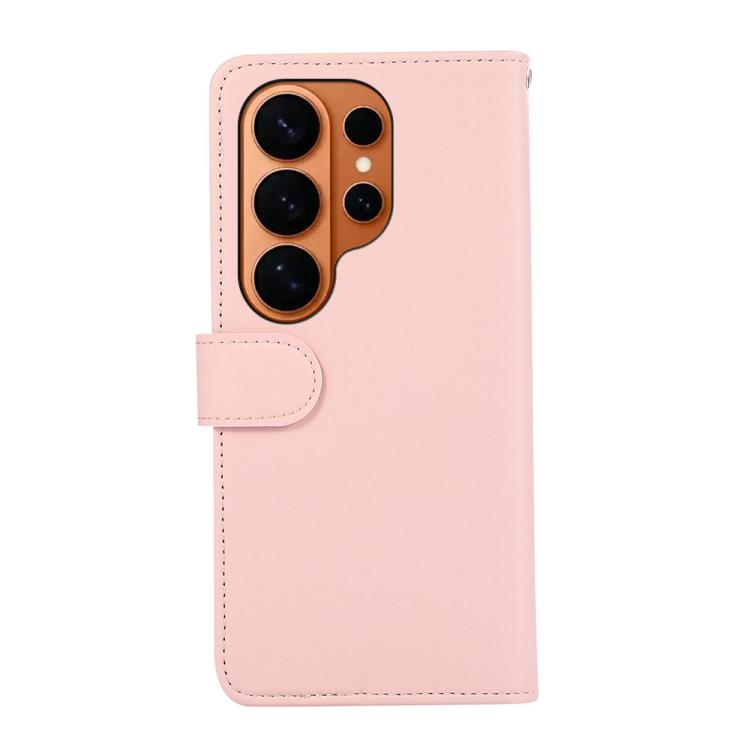 For Samsung Galaxy S26 Ultra 5G ABEEL Delicate Texture Splicing RFID Leather Phone Case