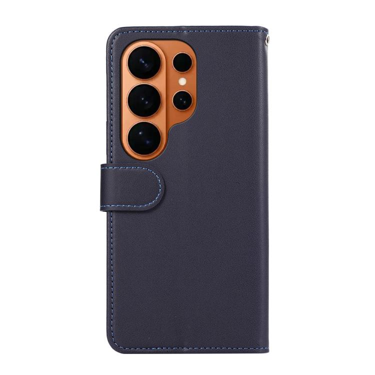 For Samsung Galaxy S26 Ultra 5G ABEEL Delicate Texture Splicing RFID Leather Phone Case