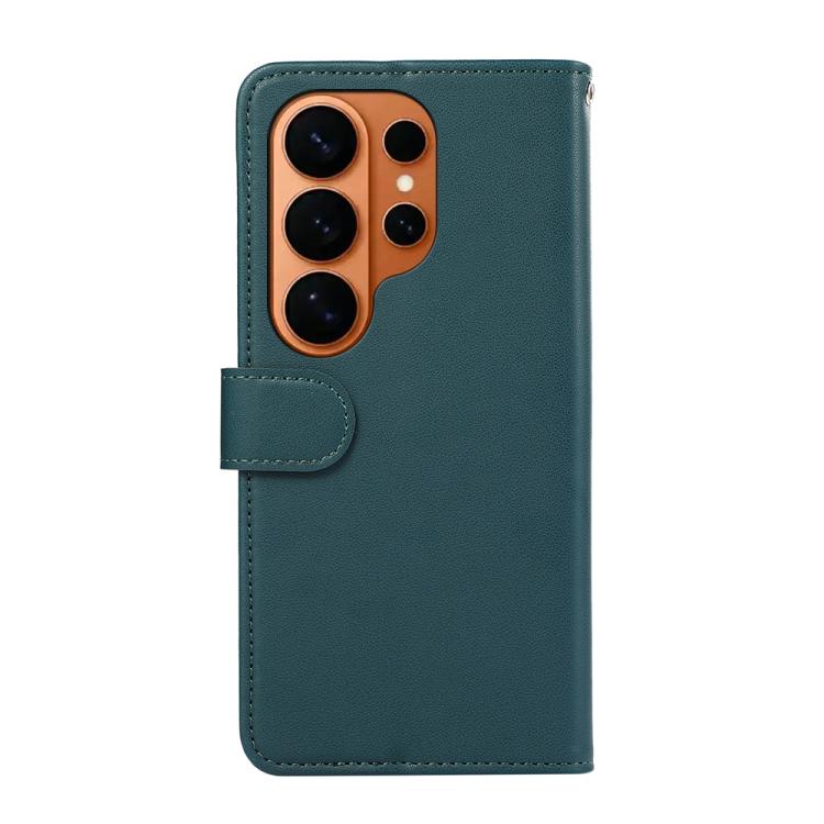 For Samsung Galaxy S26 Ultra 5G ABEEL Delicate Texture Splicing RFID Leather Phone Case