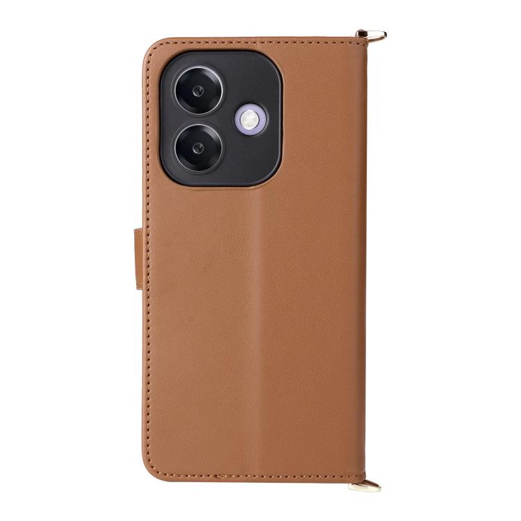 For OPPO A3X 5G / 4G / A3 5G / 4G Global Multifunctional 6-Card Slots Leather Phone Case with Wrist Strap