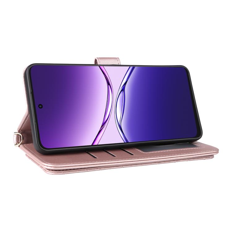 For OPPO A5 Pro 5G Global Multifunctional 6-Card Slots Leather Phone Case with Wrist Strap