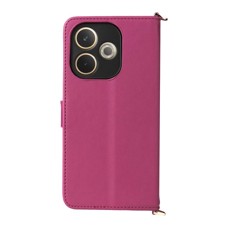 For OPPO A5 Pro 5G Global Multifunctional 6-Card Slots Leather Phone Case with Wrist Strap