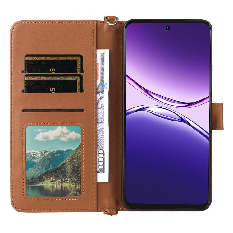 For OPPO A5 Pro 5G Global Multifunctional 6-Card Slots Leather Phone Case with Wrist Strap