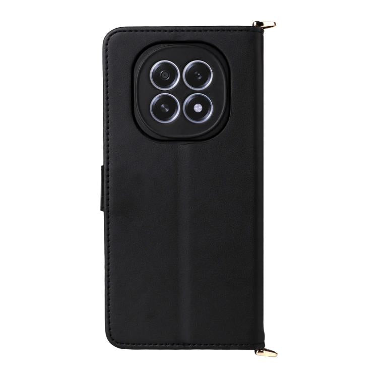 For OPPO F29 5G Global Multifunctional 6-Card Slots Leather Phone Case with Wrist Strap