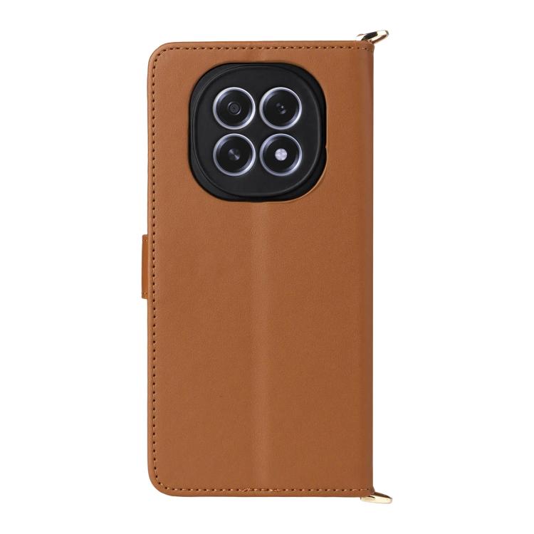 For OPPO F29 5G Global Multifunctional 6-Card Slots Leather Phone Case with Wrist Strap