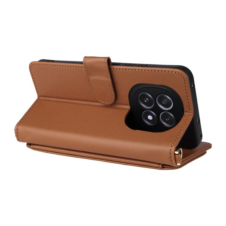 For OPPO F29 5G Global Multifunctional 6-Card Slots Leather Phone Case with Wrist Strap