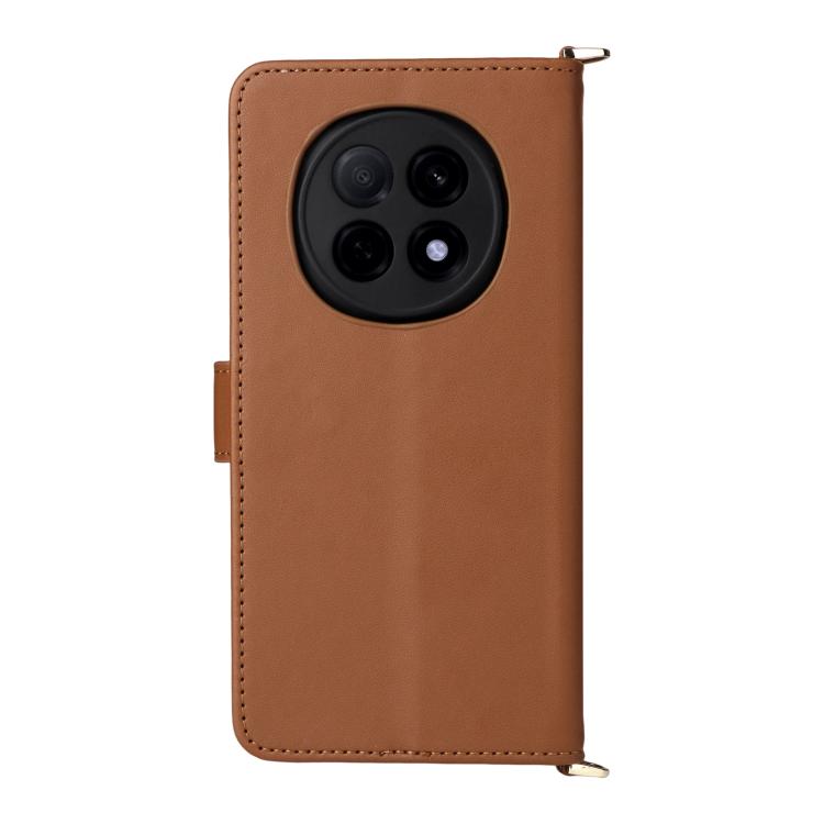 For OPPO F29 Pro 5G Global Multifunctional 6-Card Slots Leather Phone Case with Wrist Strap