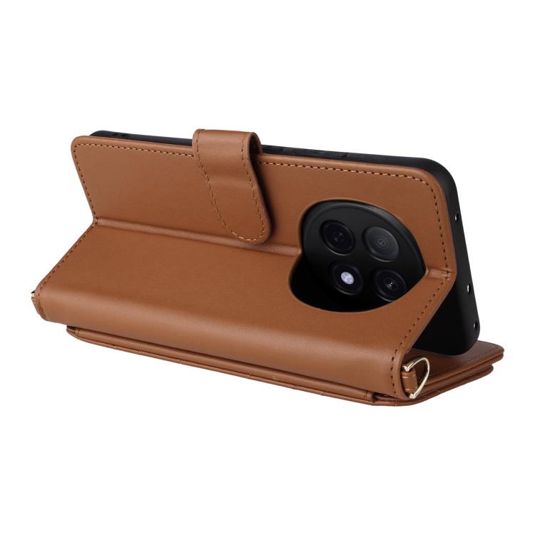 For OPPO F29 Pro 5G Global Multifunctional 6-Card Slots Leather Phone Case with Wrist Strap