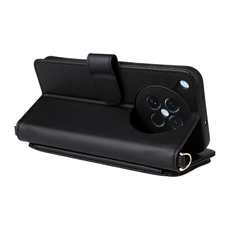 For OPPO Find X8s 5G Multifunctional 6-Card Slots Leather Phone Case with Wrist Strap