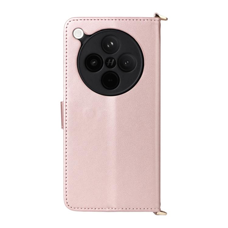 For OPPO Find X8s+ 5G Multifunctional 6-Card Slots Leather Phone Case with Wrist Strap