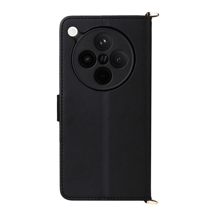 For OPPO Find X8s+ 5G Multifunctional 6-Card Slots Leather Phone Case with Wrist Strap
