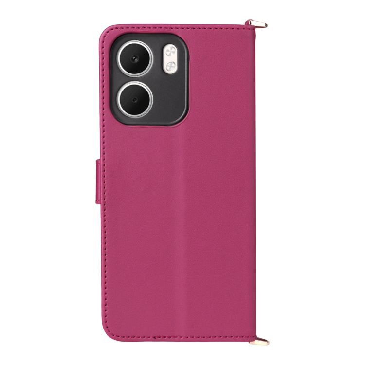For OPPO A5x 5G / 4G Global Multifunctional 6-Card Slots Leather Phone Case with Wrist Strap