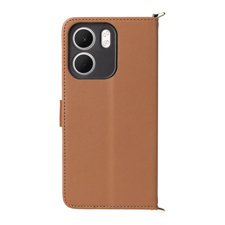 For OPPO A5x 5G / 4G Global Multifunctional 6-Card Slots Leather Phone Case with Wrist Strap