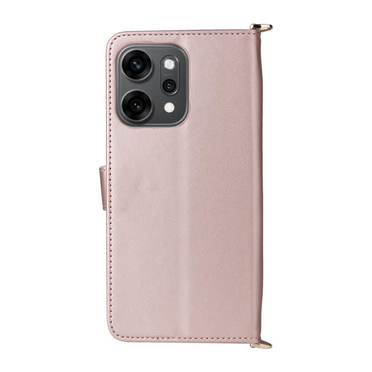 For OPPO Reno14 Pro 5G Global Multifunctional 6-Card Slots Leather Phone Case with Wrist Strap