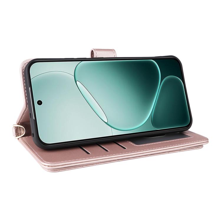 For OPPO A6 Pro 4G / 5G Global / F31 5G Multifunctional 6-Card Slots Leather Phone Case with Wrist Strap