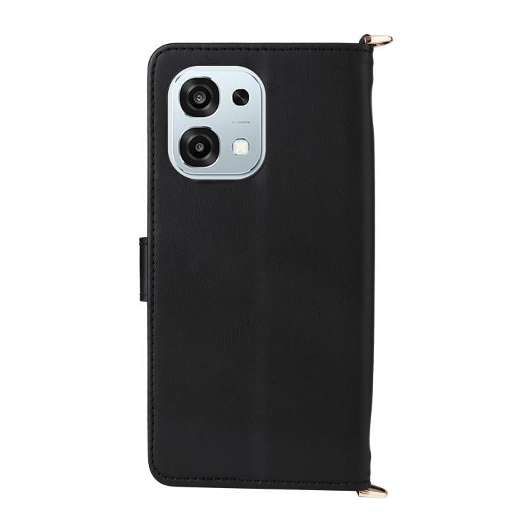For OPPO A6 Pro 4G / 5G Global / F31 5G Multifunctional 6-Card Slots Leather Phone Case with Wrist Strap