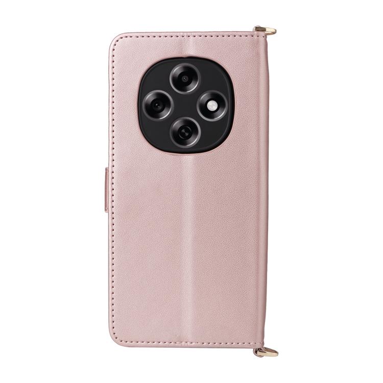For OPPO F31 Pro 5G Multifunctional 6-Card Slots Leather Phone Case with Wrist Strap