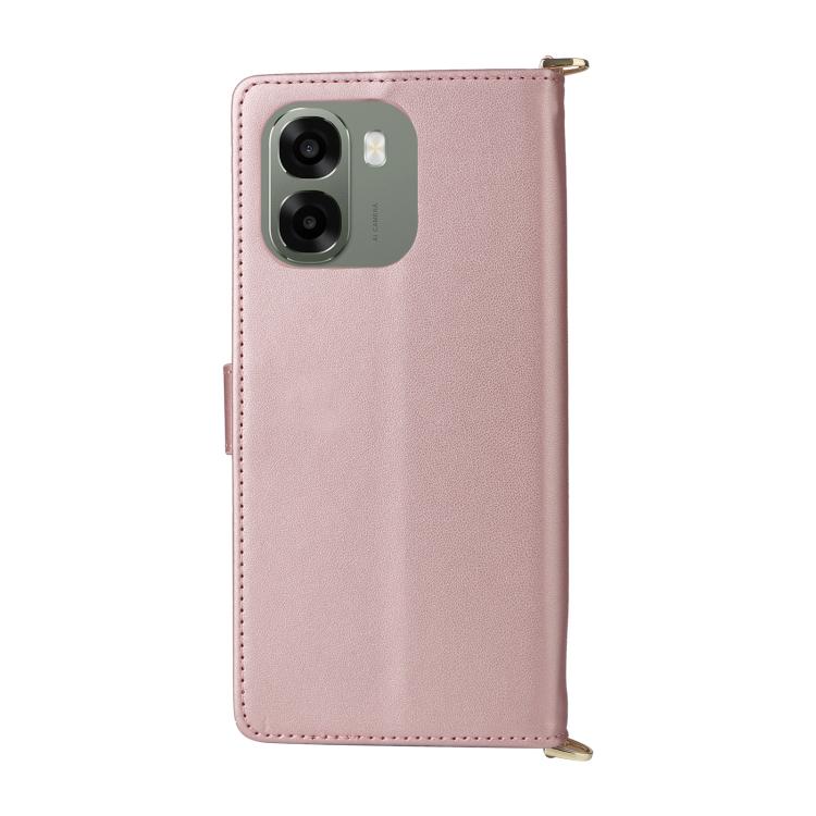 For OPPO A6x 5G / 4G / A6 5G Global Multifunctional 6-Card Slots Leather Phone Case with Wrist Strap