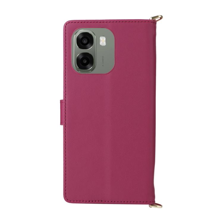 For OPPO A6x 5G / 4G / A6 5G Global Multifunctional 6-Card Slots Leather Phone Case with Wrist Strap