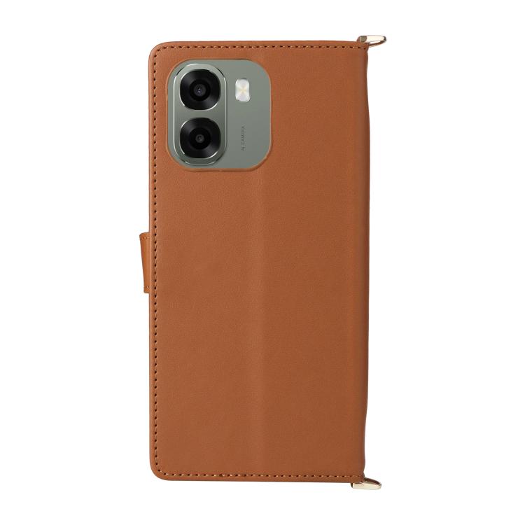 For OPPO A6x 5G / 4G / A6 5G Global Multifunctional 6-Card Slots Leather Phone Case with Wrist Strap