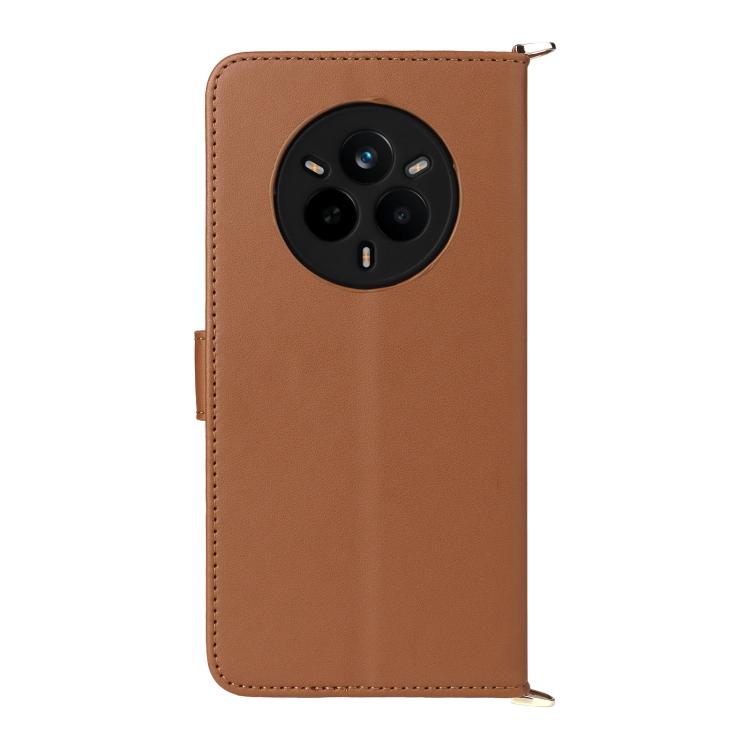 For Realme 14 Pro 5G Multifunctional 6-Card Slots Leather Phone Case with Wrist Strap