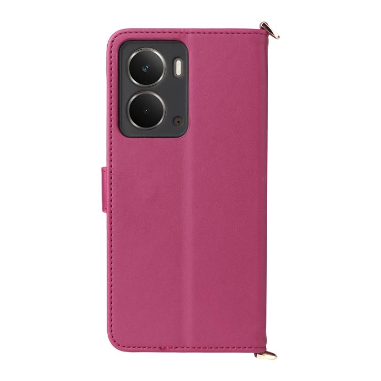 For Realme Neo7x 5G / P3 5G Multifunctional 6-Card Slots Leather Phone Case with Wrist Strap