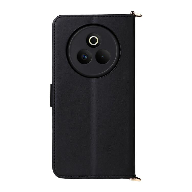 For Realme P3 Pro 5G Multifunctional 6-Card Slots Leather Phone Case with Wrist Strap