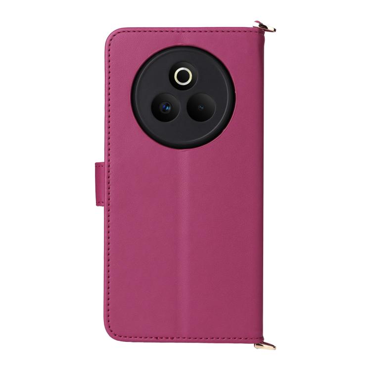 For Realme P3 Pro 5G Multifunctional 6-Card Slots Leather Phone Case with Wrist Strap