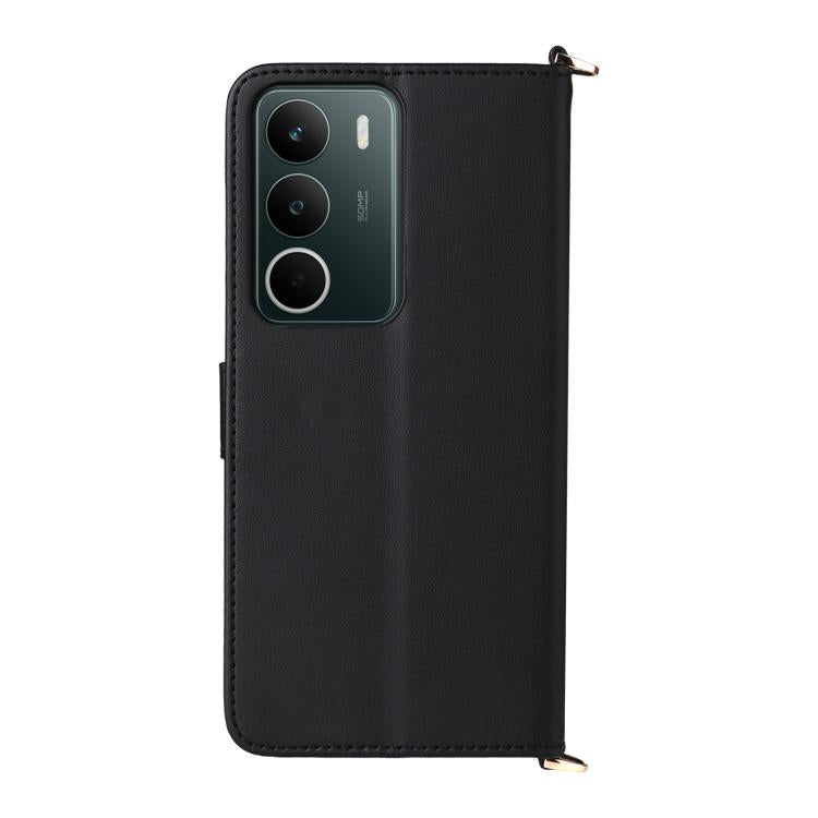 For Realme C71 4G Multifunctional 6-Card Slots Leather Phone Case with Wrist Strap