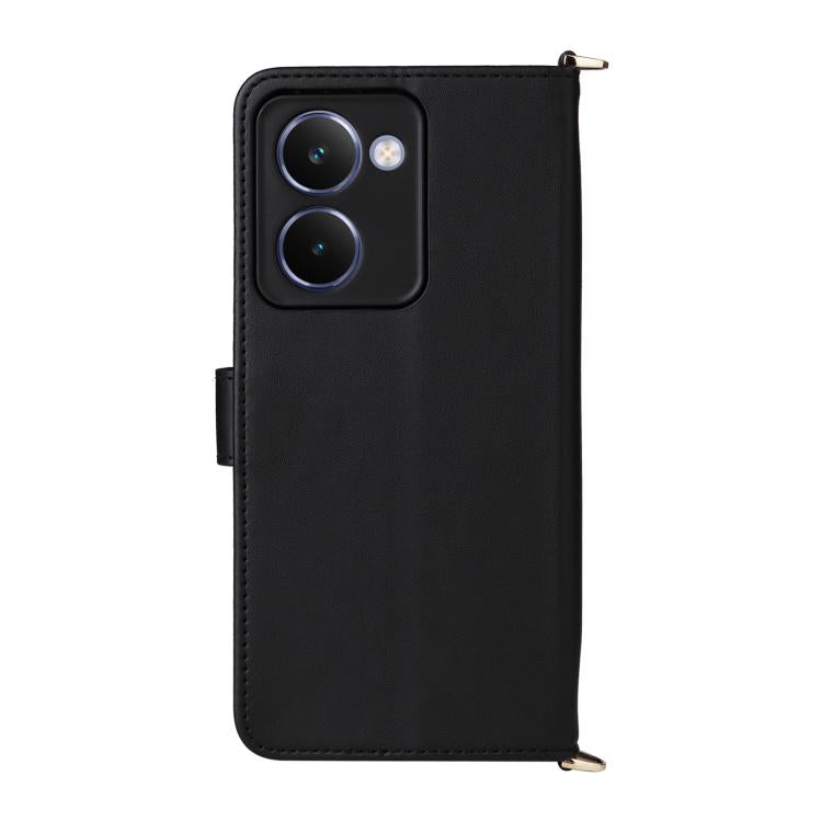 For Realme P3 Ultra 5G Multifunctional 6-Card Slots Leather Phone Case with Wrist Strap