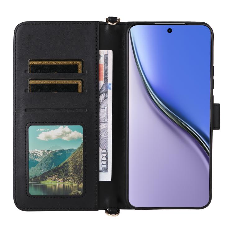 For Realme P3 Ultra 5G Multifunctional 6-Card Slots Leather Phone Case with Wrist Strap