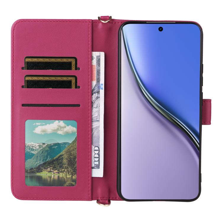 For Realme P3 Ultra 5G Multifunctional 6-Card Slots Leather Phone Case with Wrist Strap