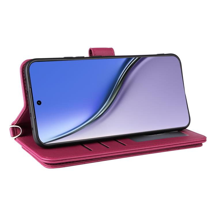 For Realme P3 Ultra 5G Multifunctional 6-Card Slots Leather Phone Case with Wrist Strap