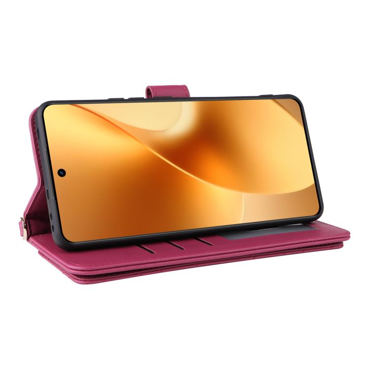 For Realme 15 5G / 15 Pro 5G Multifunctional 6-Card Slots Leather Phone Case with Wrist Strap