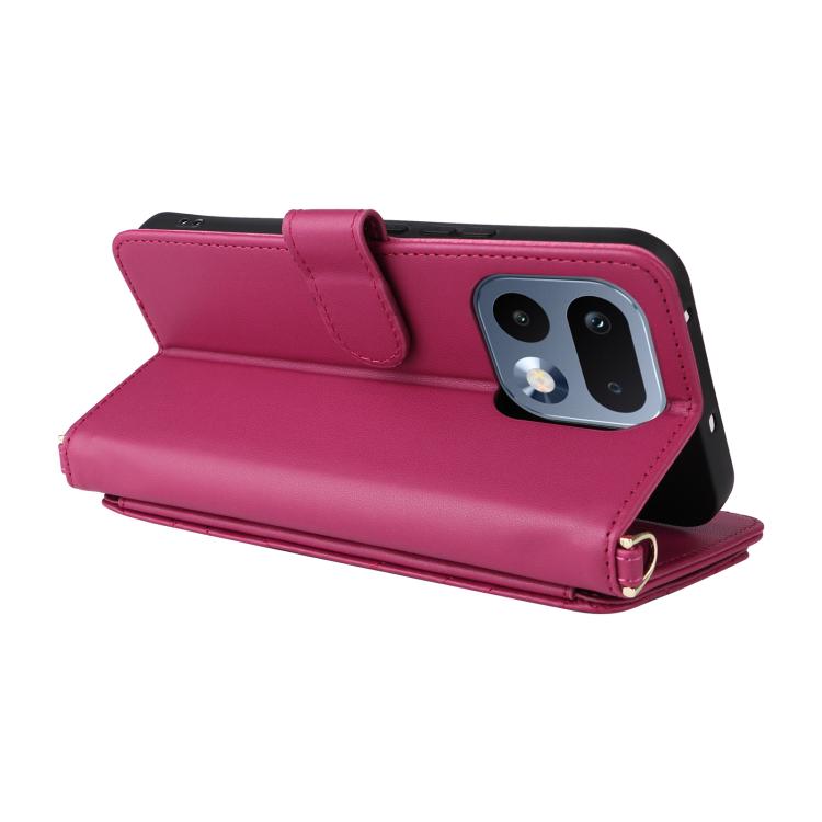 For Realme 16 Pro 5G Global Multifunctional 6-Card Slots Leather Phone Case with Wrist Strap