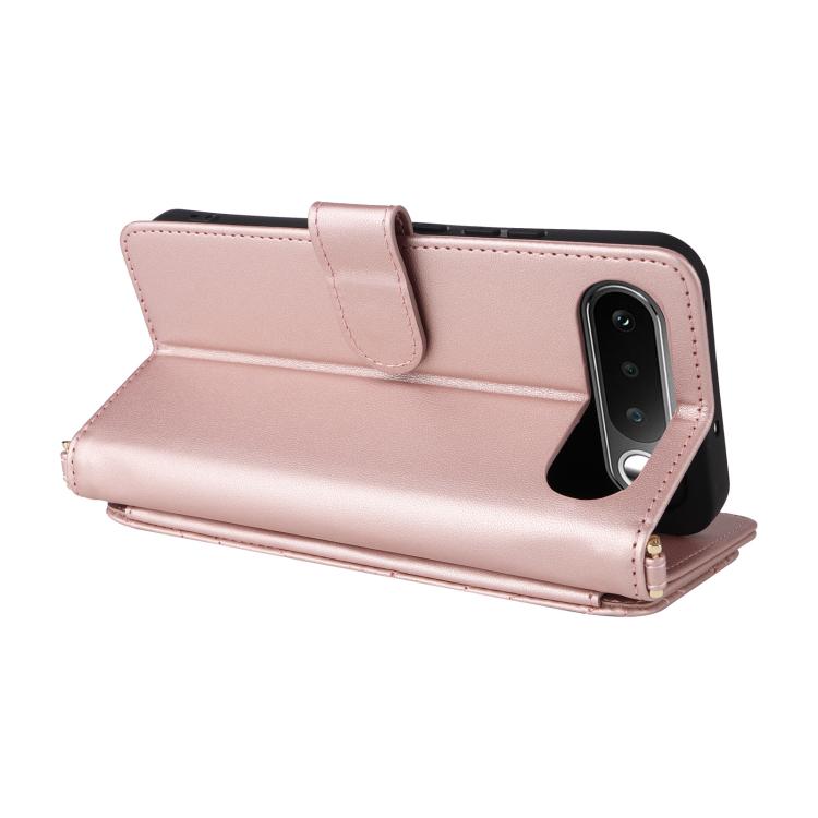 For Realme 16 5G Multifunctional 6-Card Slots Leather Phone Case with Wrist Strap