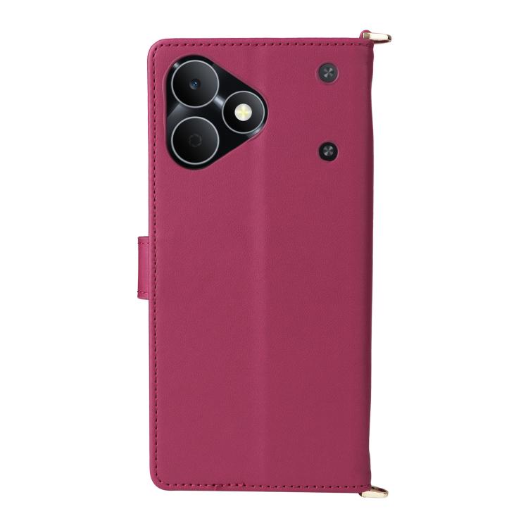 For Realme Note 80 4G Multifunctional 6-Card Slots Leather Phone Case with Wrist Strap