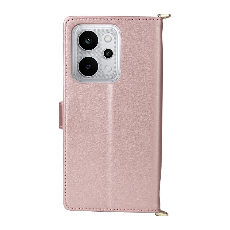 For Realme P4 Power 5G Multifunctional 6-Card Slots Leather Phone Case with Wrist Strap