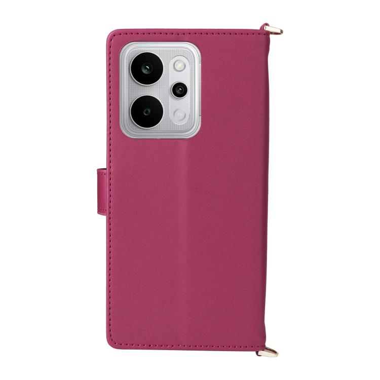 For Realme P4 Power 5G Multifunctional 6-Card Slots Leather Phone Case with Wrist Strap
