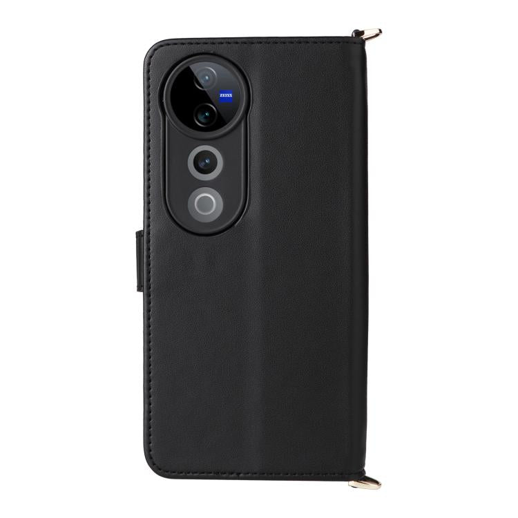 For vivo S19 Pro 5G / V40 5G Multifunctional 6-Card Slots Leather Phone Case with Wrist Strap