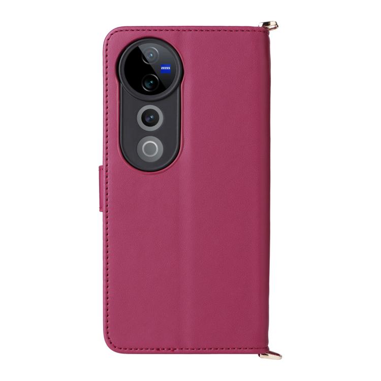 For vivo S19 Pro 5G / V40 5G Multifunctional 6-Card Slots Leather Phone Case with Wrist Strap