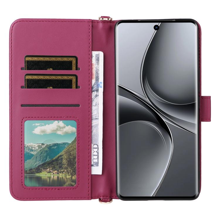 For vivo S19 Pro 5G / V40 5G Multifunctional 6-Card Slots Leather Phone Case with Wrist Strap